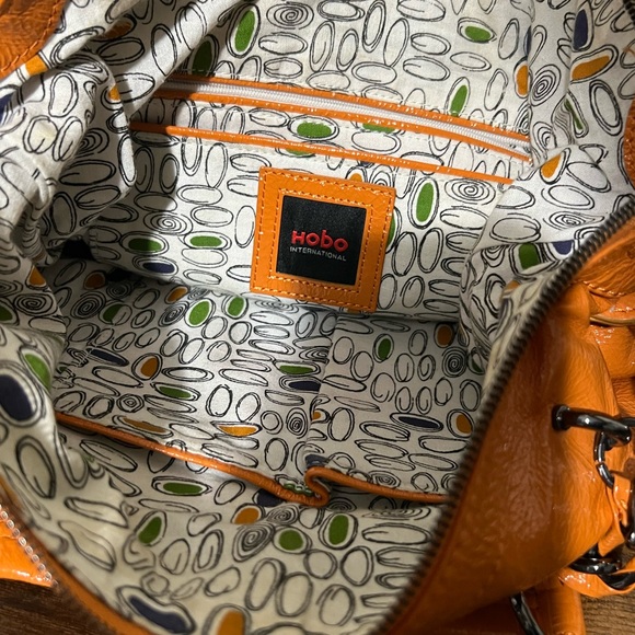 HOBO Orange Leather Hobo Bag - Picture 16 of 16